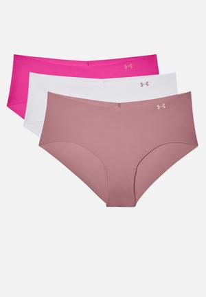 Under Armour Women's PS Thong Underwear - 3 Pack 