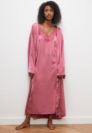 Long pink online nightgown