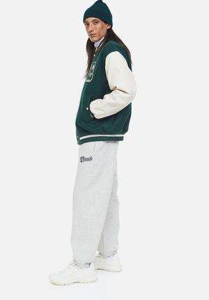 Loose Fit Sweatpants - Light grey marl/Varsity - Men