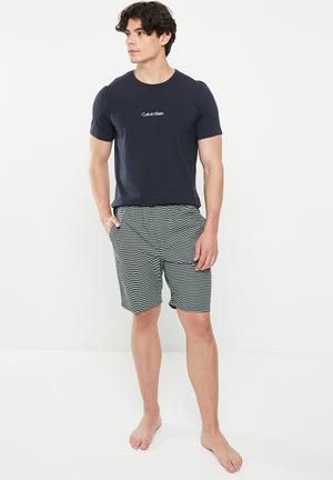 Essie Wool Bermuda Shorts - Light Grey Plaid