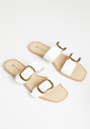 Shop White Sandals, White Strappy Sandals Online – Brand House Direct