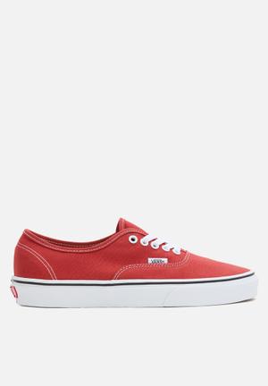 Red vans womens on sale sale