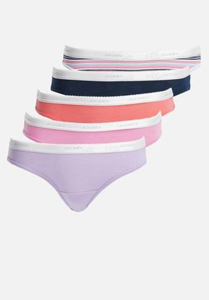 Buy JOCKEY Mixed Darks Women's Cotton Hipster Brief(Assorted Pack Of 3)