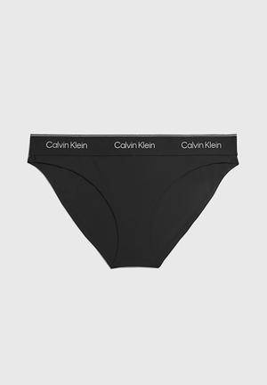Calvin Klein Kids' Bikini Briefs, Pack of 2, Dusty lime/White, 8