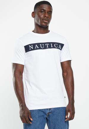 Nautica Men's Performance Tee-White