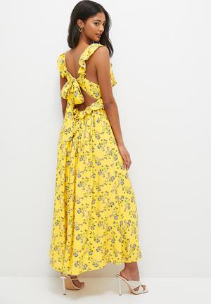 Daytona Date Night Dress In Primrose Yellow • Impressions Online Boutique