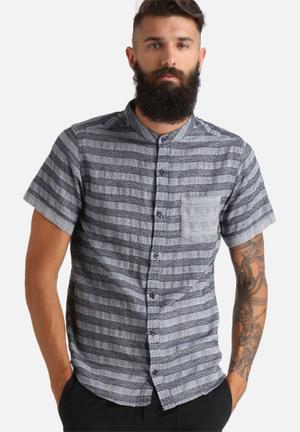 Stripped Short Sleeve Shirt
