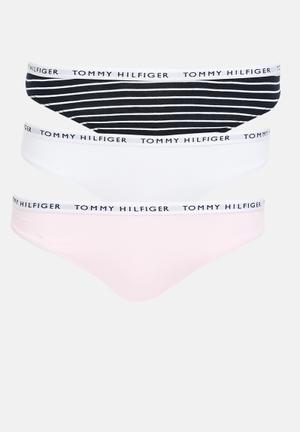 Tommy Hilfiger Women's String Recycled Cotton Thong - 3 Pack