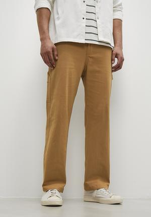 Men's Olive Loose Carpenter Jeans | Men's Bottoms | HollisterCo.com