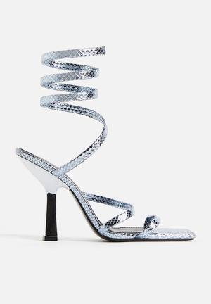 Sandals - silver coloured