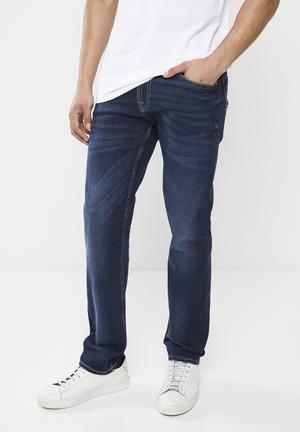 Guess Alpha High-Rise Skinny Jeans - Blue - L