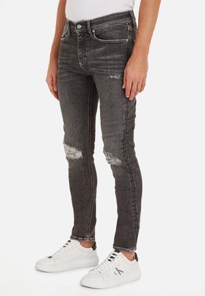 Calvin Klein Jeans Ultimate Skinny Light Grey Wash Jeans in Gray