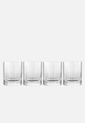 Luigi Bormioli Mixology Charme Set of 4 Double Old Fashioned Glasses