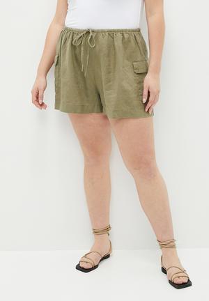 Linen Cargo Short