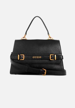 Buy Guess Gloss Vintage Top Zip Shoulder Bag Online | ZALORA Malaysia