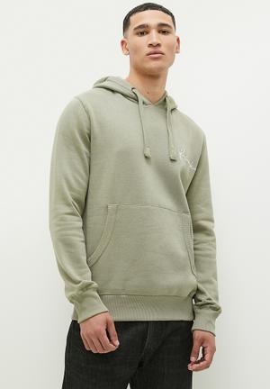 ASOS DESIGN sleeveless hoodie in navy