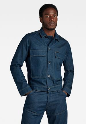 Raw denim sale chore coat