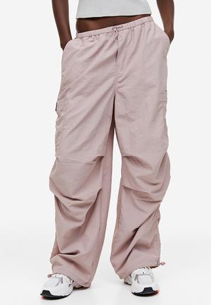 Nylon parachute trousers - Apricot - Ladies