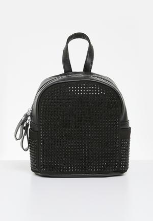 White discount backpack purse