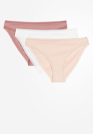 SASA Sexy Hi-Leg Brief Mid Waist Pure Cotton Panty Underwear 1