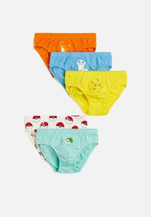 5-pack Boxer Shorts - Turquoise/Pokémon - Kids