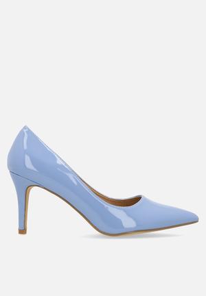Buy Moschino Couture Women Blue Logo Pumps Online - 807146 | The Collective