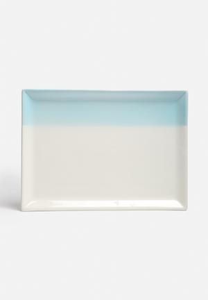 Blue Stripe Platter
