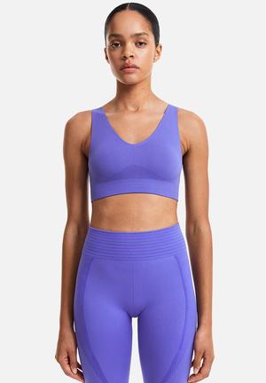 DryMove™ Integral-bra sports top - Dark purple - Ladies