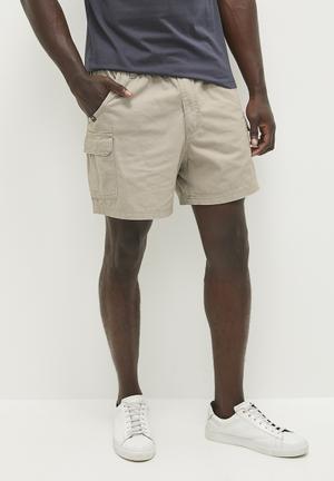 Diesel Kids cotton cargo shorts - Brown