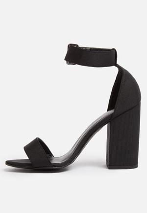 Aggy heeled sandal - black ONLY Heels | Superbalist.com
