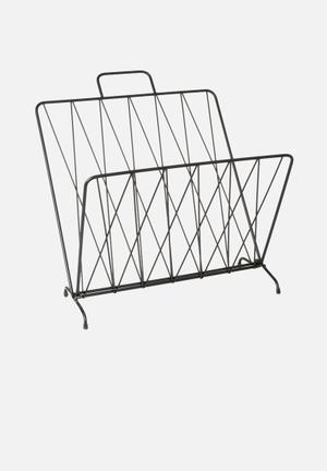 Diamond raster magazine rack
