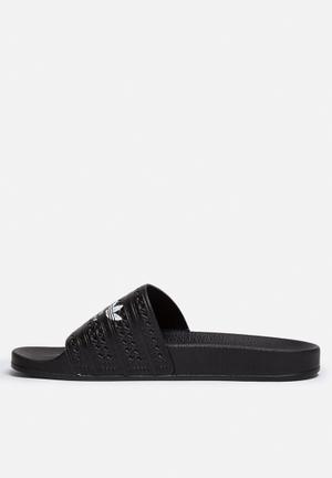 adidas originals slides black