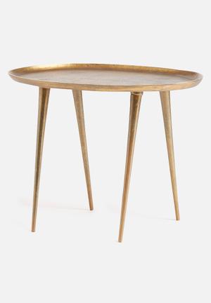Small oval side table