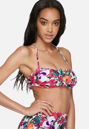 Hibiscus bandeau top