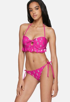 Pinapple print bikini brief