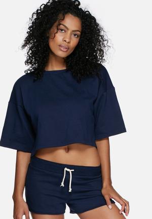 Boxy sweat top