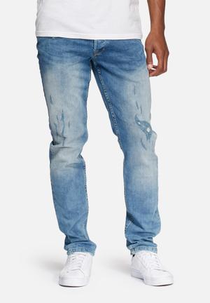 Weft regular denims