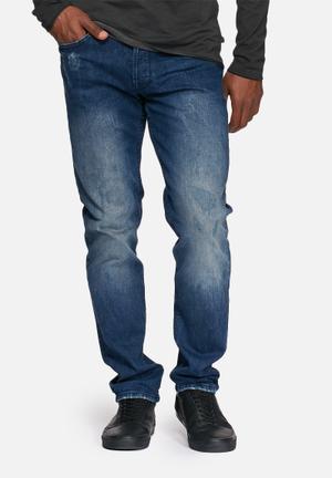 Weft regular denims