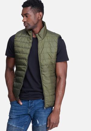 Jake sleeveless bomber