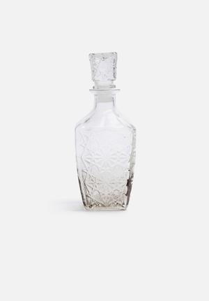 Smoke glass bottle 