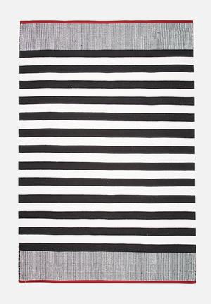 Narrow stripe rug 
