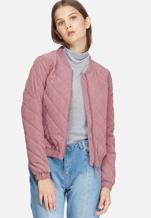 New treasure quilted bomber