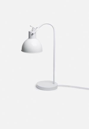 Lauren desk lamp - white