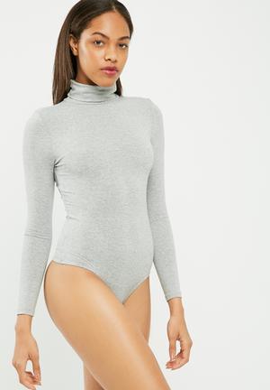 Long sleeve turtle neck bodysuit