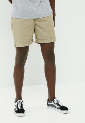 Elasticated chino shorts