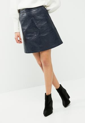 Lisa pu leather skirt
