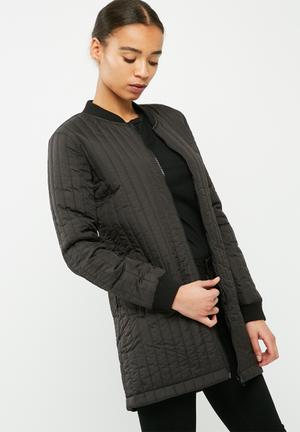 Hollie quilted long jacket