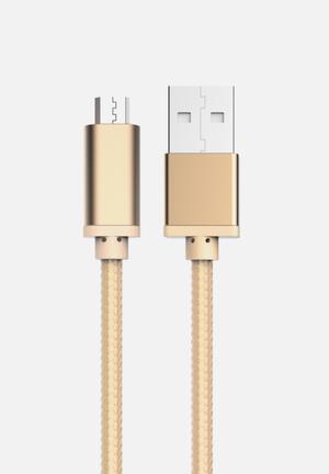 Bling micro usb braided cable