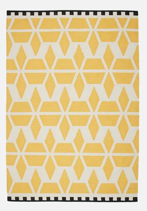 Blocked rug