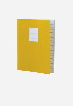 Lined jotter notebook large